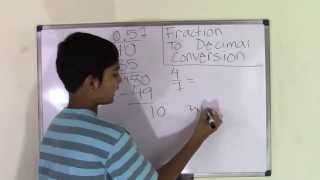 6th Grade Math How to Convert Fraction to Decimal Number [upl. by Asilehc]