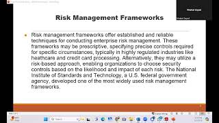 Introduction to Risk Management Framework [upl. by Annairba]