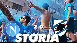 STORIA 💙 NAPOLISAMPDORIA 20  ⚽️💙 FESTA SCUDETTO 🏆💙 [upl. by Bryana]