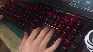 How to change color every keys in Redragon VARA K551RGB Gaming Keyboard No Software Needed [upl. by Adnohser19]