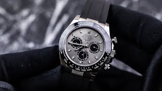 Rolex Cosmograph Daytona 116519LN White Gold Unboxing amp Presentation [upl. by Josias]