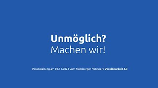 Netzwerkveranstaltung „Unmöglich Machen wir“ des Netzwerks Vereinbarkeit 40 [upl. by Roseanne]