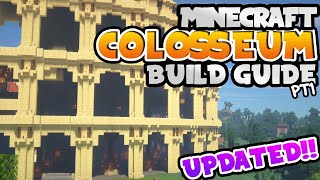 Minecraft Colosseum tutorial part 1  updated [upl. by Lemkul]