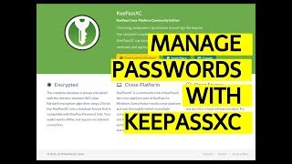 KeePassXC Free Open Source Password Manager [upl. by Dorine]