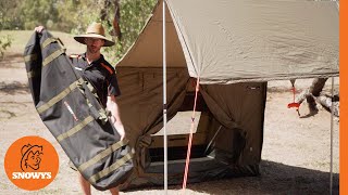 Oztent RV1 Canvas Touring Tent [upl. by Ahseei]