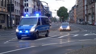 Großeinsatz in Frankfurt Polizei und Rettungsdienst aus allen Richtungen [upl. by Vallie]