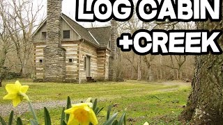 Artist Retreat Sugar Creek Log Cabin 23 acres creek Kentucky  Brad Simmons [upl. by Nomael]