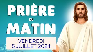 🙏 PRIERE du MATIN Vendredi 5 Juillet 2024 avec Évangile du Jour et Psaume [upl. by Hulda]