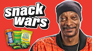 Snoop Dogg Rates British And American Food  Snack Wars [upl. by Aztiraj]