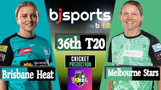 WBBL 2024  Melbourne Stars W vs Brisbane Heat W 36th Match Prediction  live cricket match [upl. by Chatterjee]