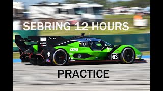 2024 Sebring 12 Hours Practice [upl. by Apfel]