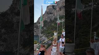 Capri 🇮🇹 dusk shortPlacesSeen1 italywalkingtour capri capriisland italy italia shorts [upl. by Matilde]