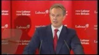 Tony Blair resignation speech part 2 [upl. by Adnauqal438]