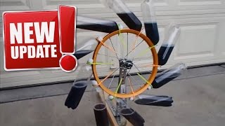 HD Perpetual Motion Machine  UPDATE  Home Made Bhaskara Wheel [upl. by Afton]