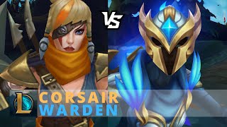 Warden Quinn Vs Corsair Quinn  League Of Legends [upl. by Drarehs]