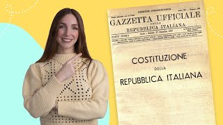 La Costituzione italiana spiegazione [upl. by Hakceber]