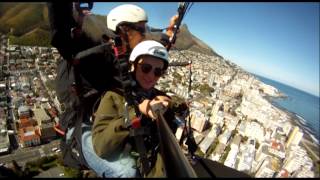 Kapstadt aus der Luft Paragliding live  Cape Town from above [upl. by Inimak]