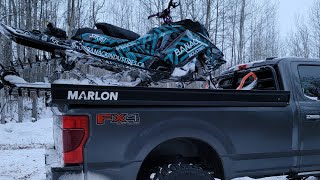 My Marlon Sled Deck Wrecked My 2020 Ford Powerstroke [upl. by Halford132]