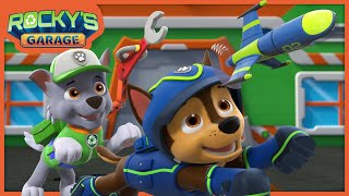 Chase and The Strange Case of the Wobbly Police Drone  Rockys Garage  PAW Patrol [upl. by Grace967]