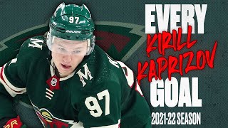 Every Kirill Kaprizov Goal From The 202122 NHL Season [upl. by Kloster]