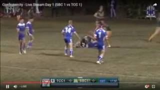 TACKLE  Tyler Szepanowski St Brendans 27616 Confraternity Shield [upl. by River]