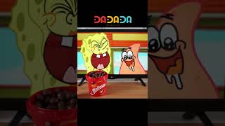 Maltesers Chocolate Egg Mukbang SpongeBob vs Patrick 스폰지밥 vs 뚱이 몰티져스 먹방 DADADA 다다다 Shorts [upl. by Goebel]