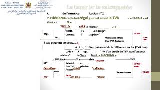 Chapitre 1Facture doit avec majoration La taxe sur la valeur 2 [upl. by Attekahs]