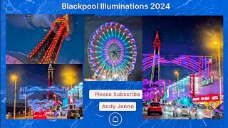 Blackpool Illuminations 2024 Tour [upl. by Alika]