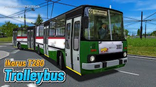 Trolleybus Ikarus 280T  OMSI 2  Update [upl. by Ariak644]