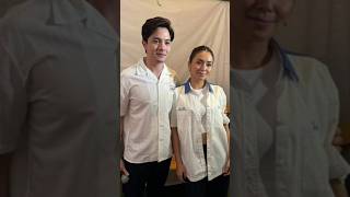 Alden Richards Kathryn Bernardo Wear Matching Outfits in Trailer Launch [upl. by Stockmon387]