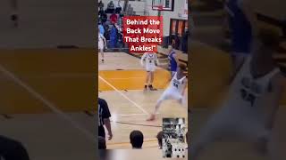 Basketball  Behind the Back Move That Breaks Ankles shorts [upl. by Elohcan]