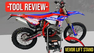 VEVOR ATV  DIRT Bike Lift Stand Review [upl. by Ennoira]