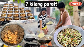 Part 1Maaga kaming nagising sa pagluto ng pansit para sa sitio albunan  Buhay Probinsya  Mindoro [upl. by Paluas762]