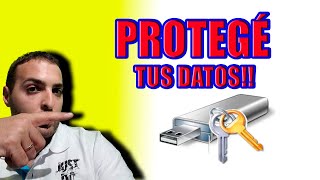 Como poner CONTRASEÑA a un PENDRIVE [upl. by Sirhc]