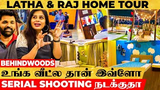 6 Bedrooms ஒரே வீட்ல 😱 Serial Shootingsகாக வீட்டையே Restaurant மாதிரி  Latha amp Raj BIG Home Tour [upl. by Coletta302]