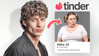 ATTRACTIVE Man Finds Out What It’s Like To Be An “AVERAGE” Woman on Tinder [upl. by Ryley]