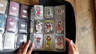 Santoro Gorjuss Girls Mini Stamps Complete Collection ALL 60 no1  no60 amp Project Share [upl. by Mehta]