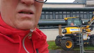 Building Work at Bannockburn High School Stirling Scotland UK [upl. by Hgielac]