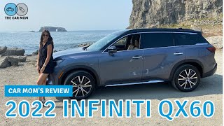 The ALL NEW 2022 Infiniti QX60  CAR MOM TOUR [upl. by Ahsocin]