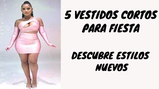 Lindos vestidos cortos de fiestas para mujeres seguras [upl. by Durarte]