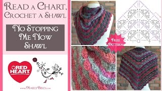 Learn to Read a Crochet Chart and Crochet a Shawl with Marly Bird [upl. by Sivad]