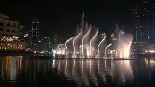 Dubai Fountain MusicAa Bali Habibi Elissa Part 21 [upl. by Grosmark487]