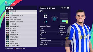 PES 2021 FC PORTO players  December 2023 [upl. by Einaffit]