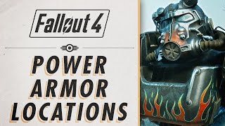 Fallout 4 T51 Power Armor  Spawn Near Vault 111 [upl. by Apple]