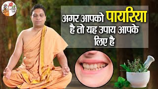 अगर आपको पायरिया है तो यह उपाय आपके लिए है  Remedy for Pyorrhea  Acharya Balkrishna Ji desinuskhe [upl. by Solhcin]