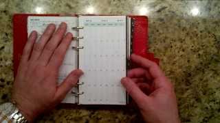 My 2014 Filofax setup in the Winchester [upl. by Ahsinyar]