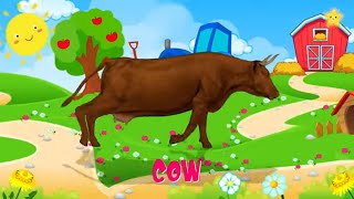 Farm animal sound Learn Animals for Kids [upl. by Noira]