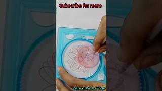 Spirograph drawing tutorial part 30 drawing shortsfeed ShirinArtCraft [upl. by Sayer]