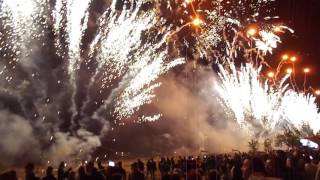 Straordinario spettacolo pirotecnico batteria sanseverese festa patronale del Soccorso 2016 [upl. by Hylton698]