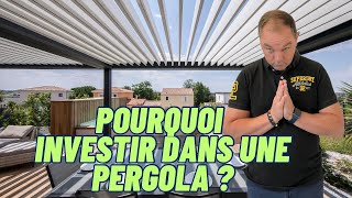 LES POINTS FORTS DE LA PERGOLA BIOCLIMATIQUE immobilier veranda pergola bioclimatic isolation [upl. by Warrin189]